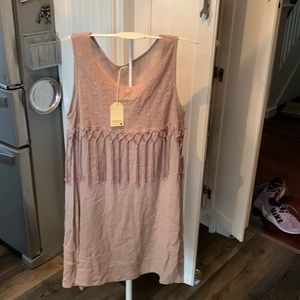 Jodifl‎ fringed mini dress. NWT . Retail 40